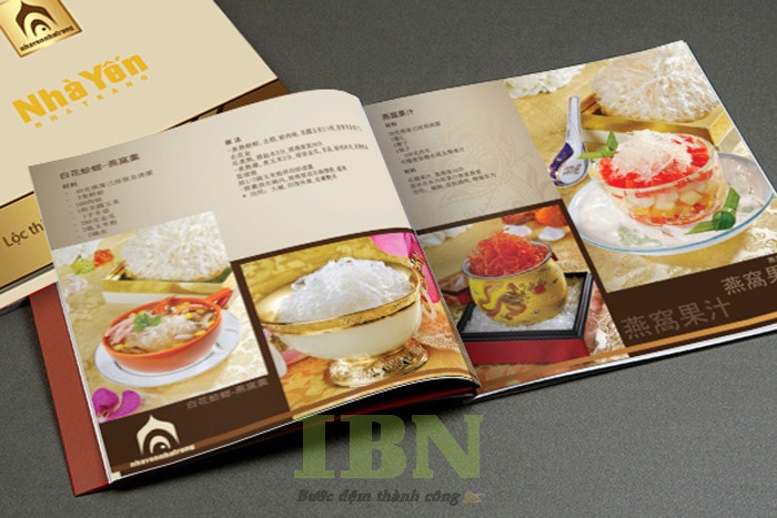 Lưu ý khi thiết kế in ấn catalogue yến sào