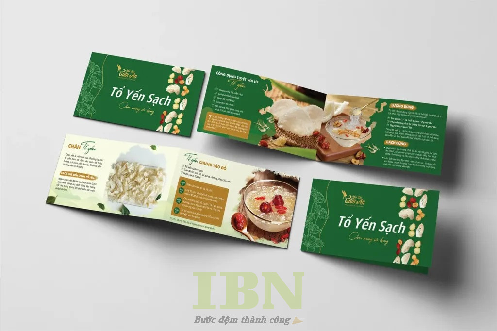 Mẫu catalogue tổ yến sạch