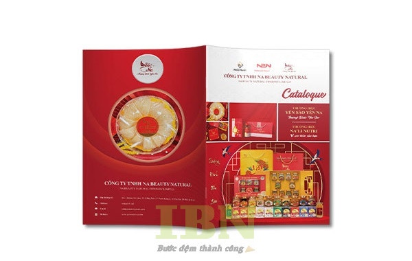 Mẫu catalogue công ty yến sào