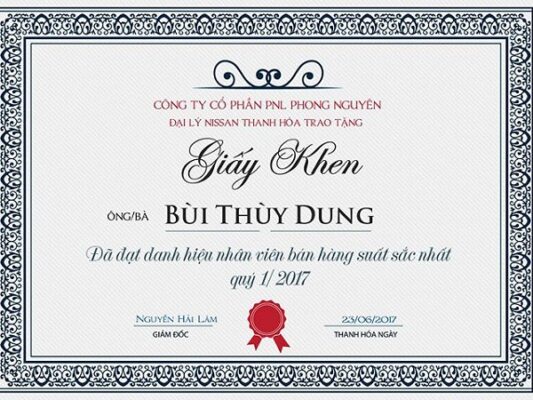 Giấy in bằng khen là gì?