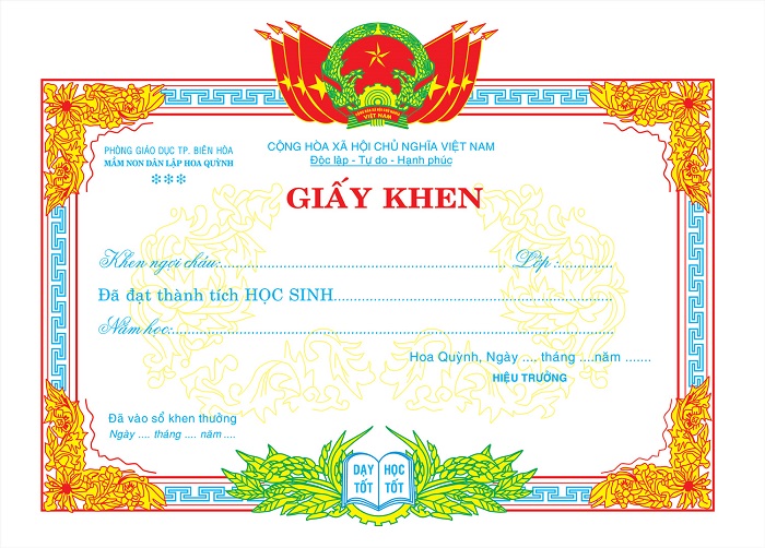 Khi nào trao tặng bằng khen, khi nào trao giấy khen?