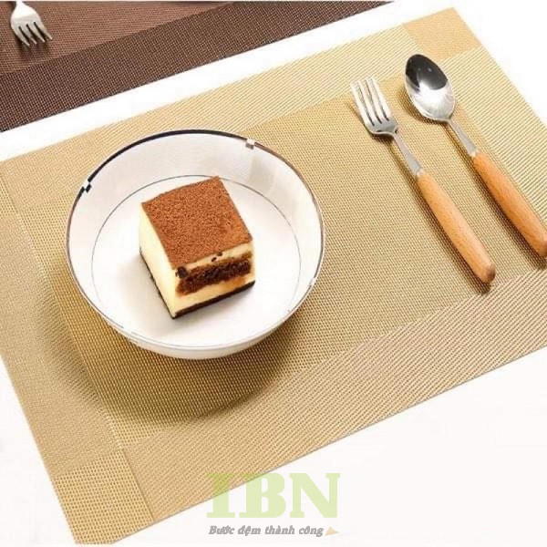 Mẫu giấy lót bàn ăn trơn, không họa tiết