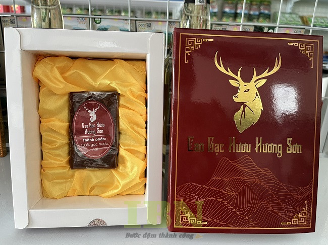 Mẫu hộp đựng nhung hươu nắp rời, cán màng bóng
