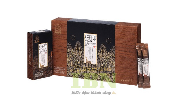 Mẫu hộp đựng nhung hươu bằng giấy Ivory