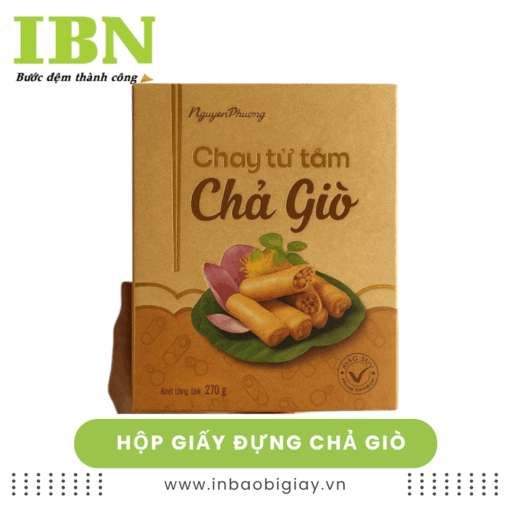 hộp giấy đựng chả giò