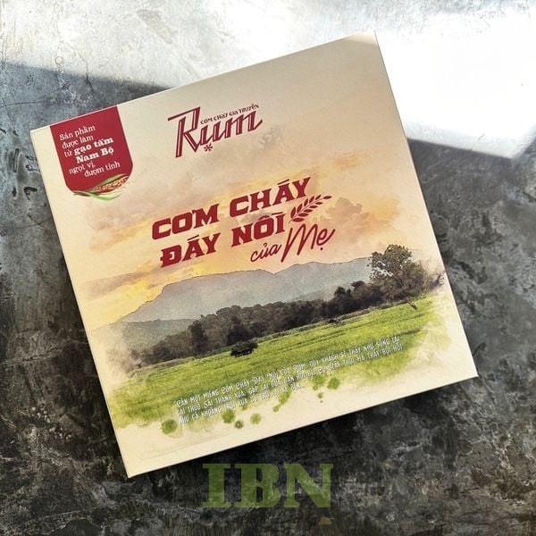 Mẫu hộp giấy Kraft đựng cơm cháy