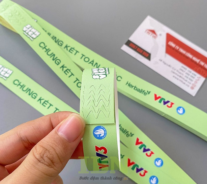 Mẫu vòng tay giấy VTV