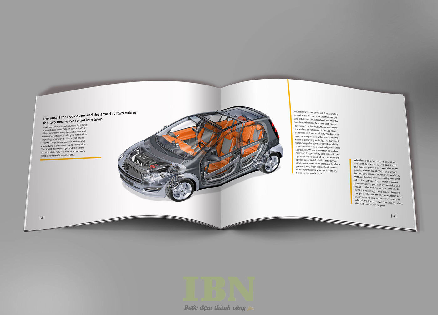 Mẫu catalogue giới thiệu xe ô tô chuyên nghiệp