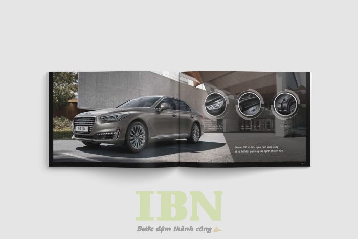 Mẫu catalogue xe ô tô thiết kế ấn tượng