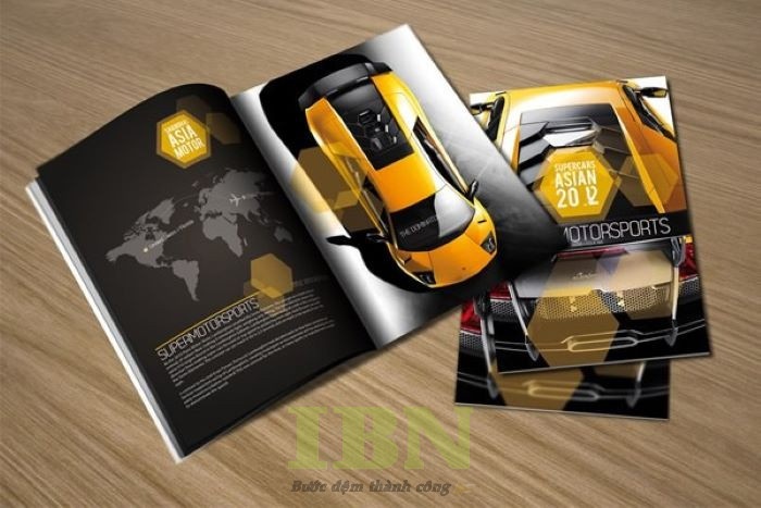 Mẫu catalogue quảng cáo xe hơi 