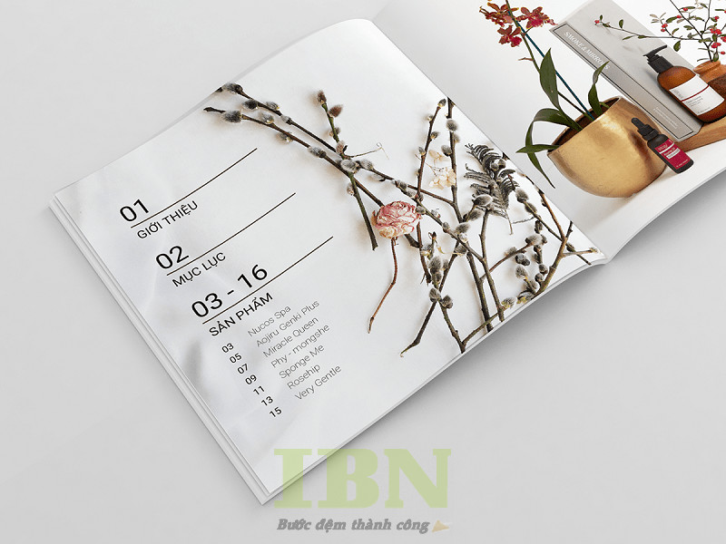 Mẫu catalog spa