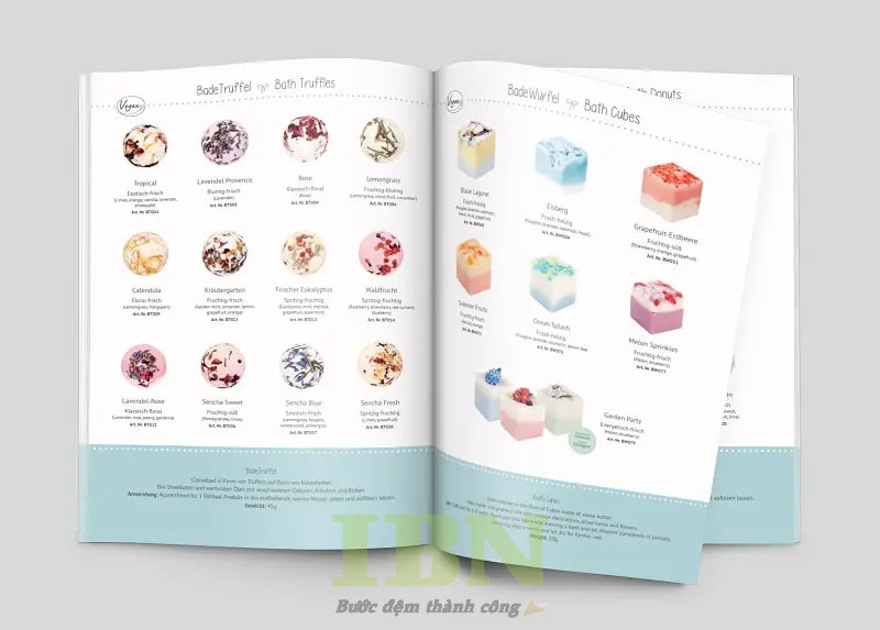 Mẫu catalog spa ấn tượng