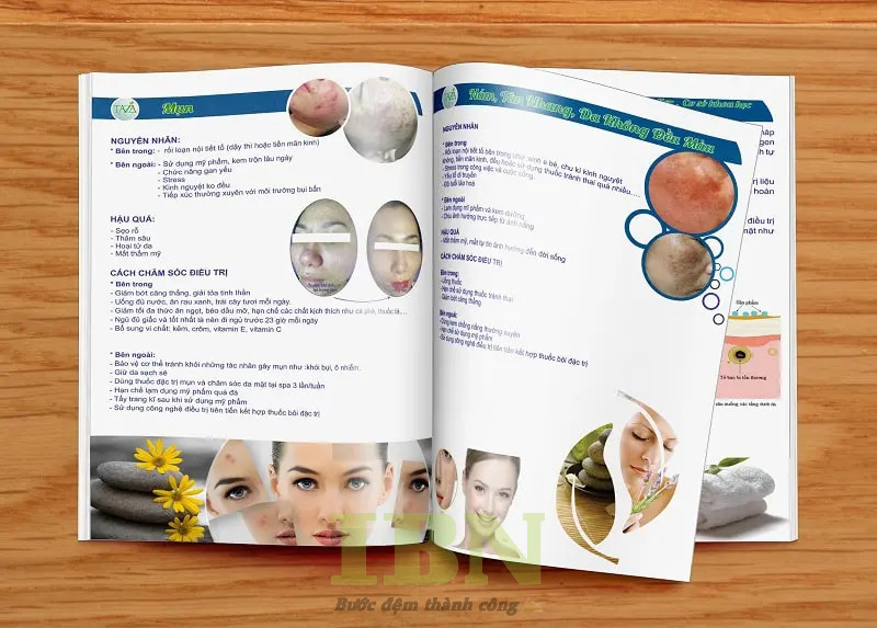 Mẫu catalogue spa chất lượng