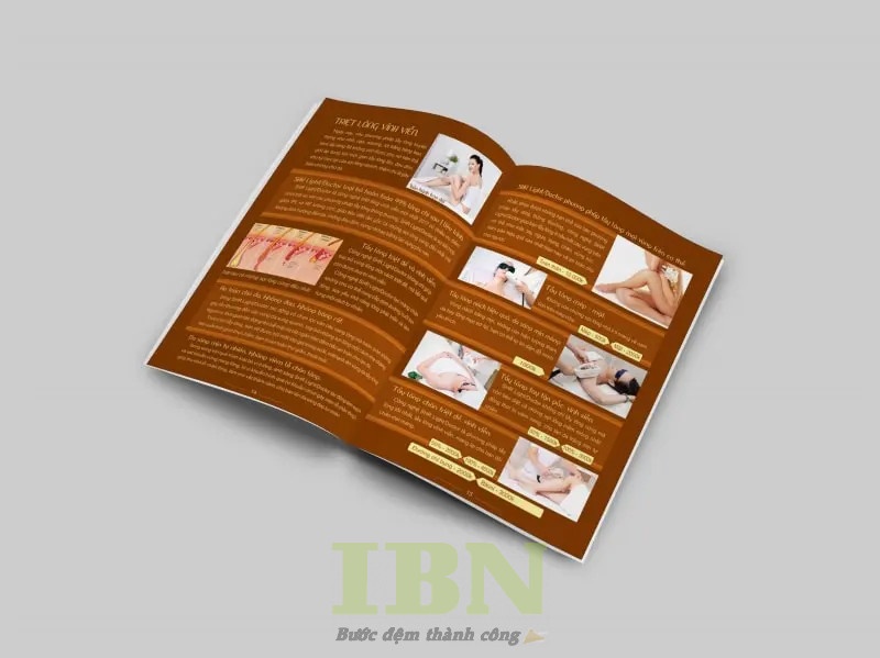 Mẫu catalogue giới thiệu dịch vụ spa