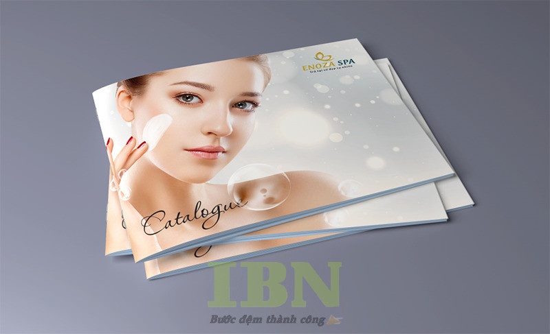 Mẫu bìa catalogue spa đẹp