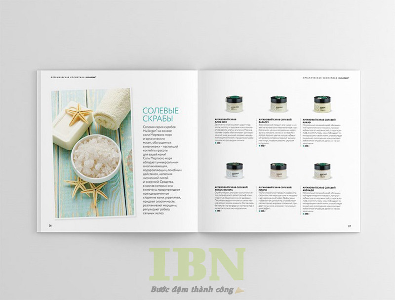 Mẫu catalogue cho spa
