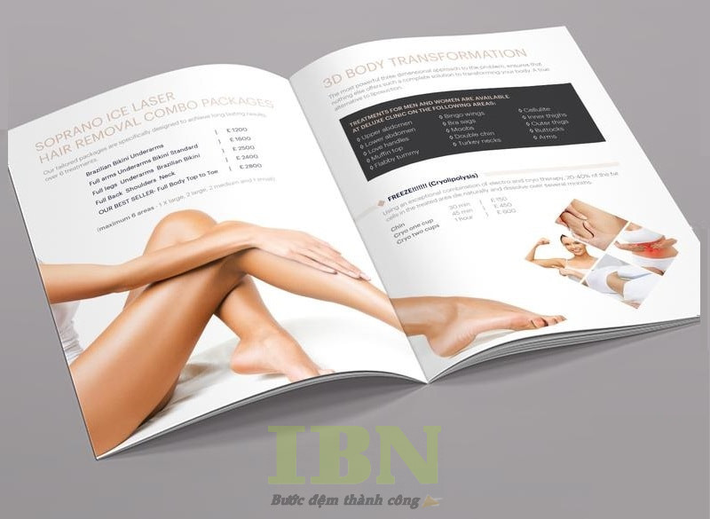 Mẫu catalog spa