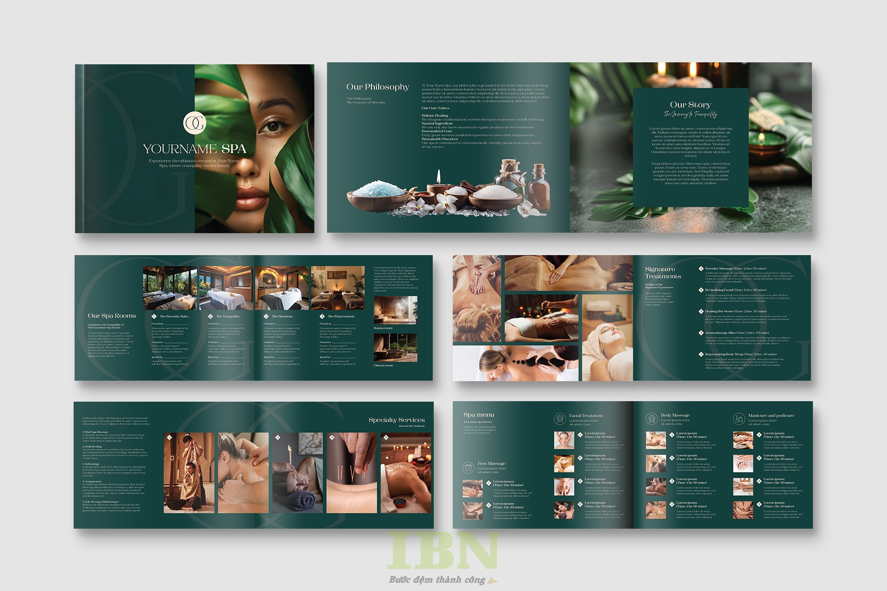 Mẫu catalog spa