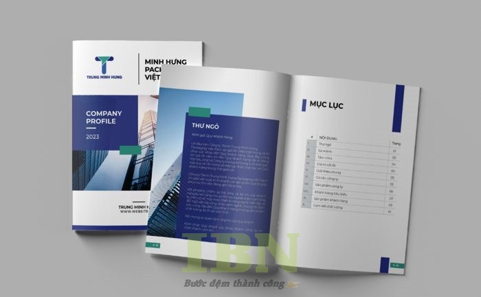 Mẫu hồ sơ năng lực công ty khổ A4 đứng