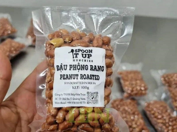 Mẫu tem đậu phộng bằng giấy