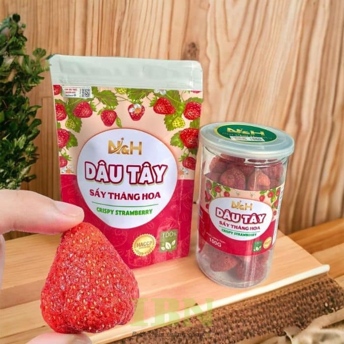 Kích thước và hình dạng tem dâu tây chuẩn