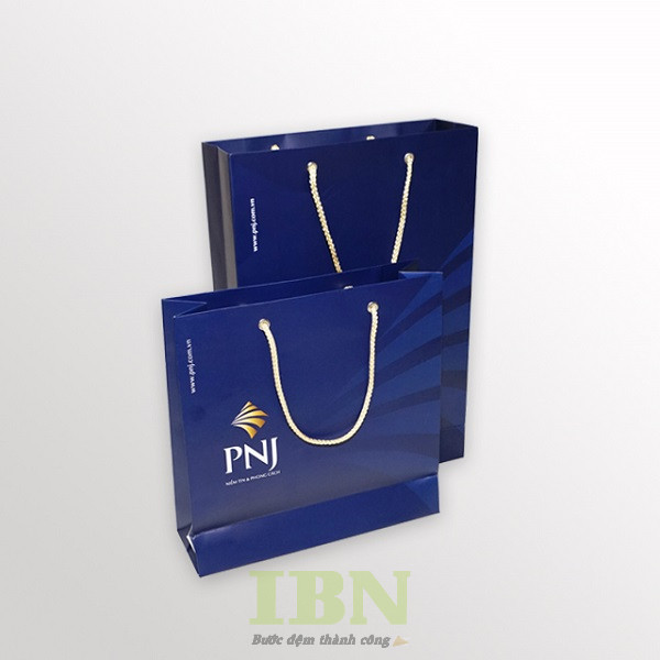 Mẫu túi giấy PNJ đẹp, chất lượng