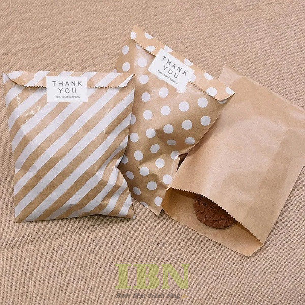 Mẫu túi giấy đựng bánh kẹo đẹp, thiết kế thu hút