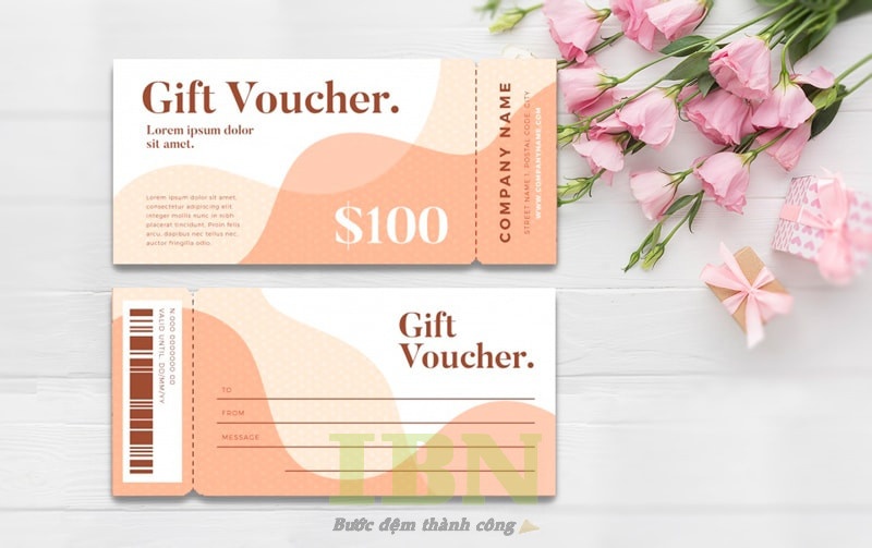 Mẫu voucher spa giảm giá