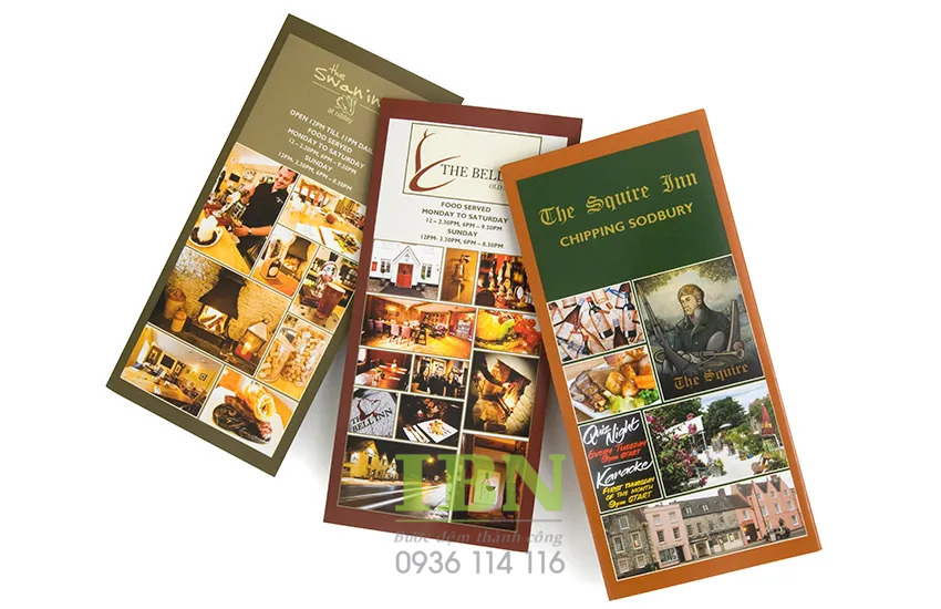 Brochure bằng giấy bristol
