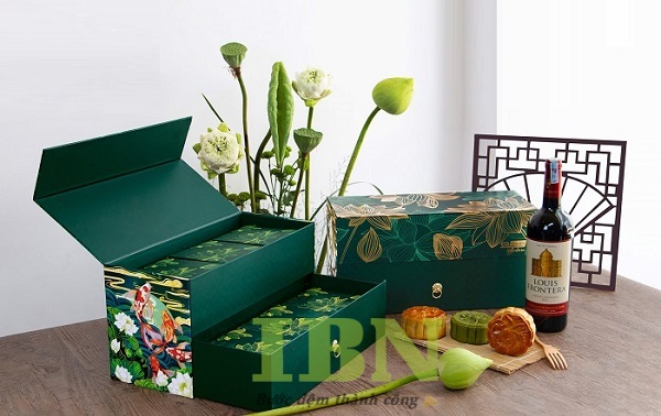 Mẫu hộp giấy ngăn kéo 2 tầng