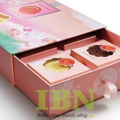 Mẫu hộp giấy ngăn kéo đựng bánh