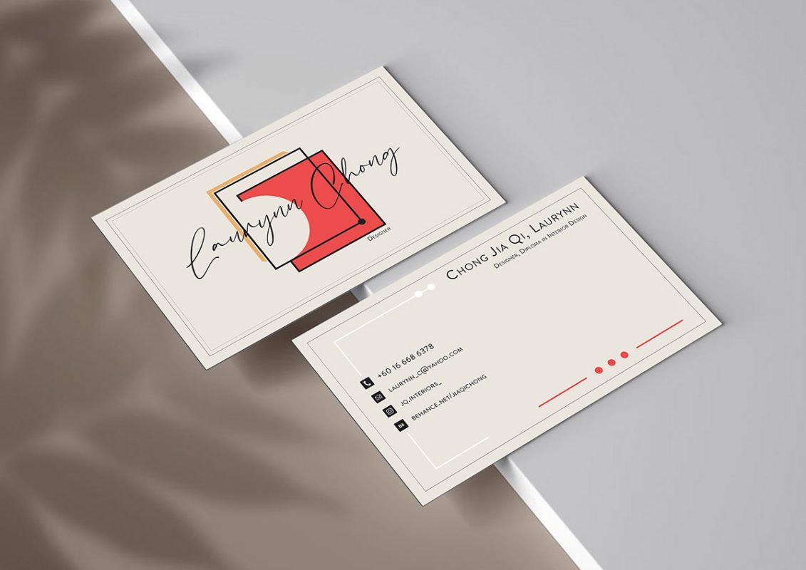 Mẫu name card giấy bristol