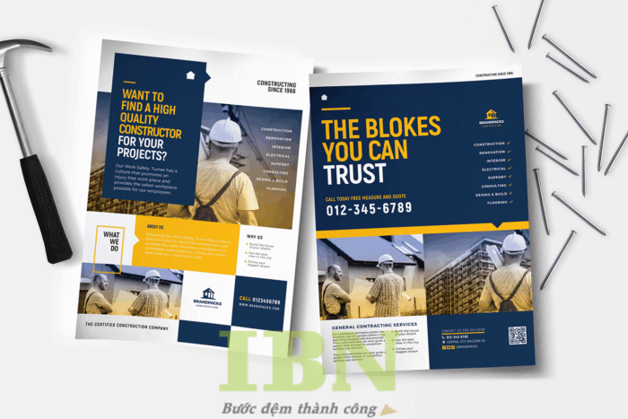 Mẫu catalogue xây dựng thiết kế theo yêu cầu