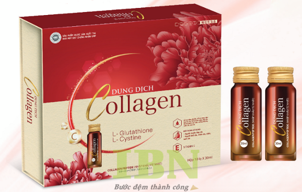 Mẫu hộp đựng collagen thiết kế sang trọng
