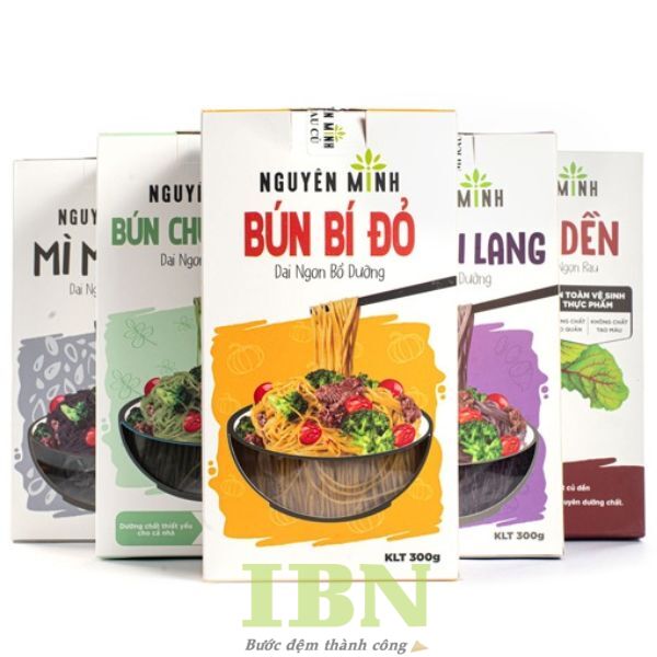 In hộp giấy đựng bún khô giá rẻ, theo yêu cầu tại In Bảo Ngọc