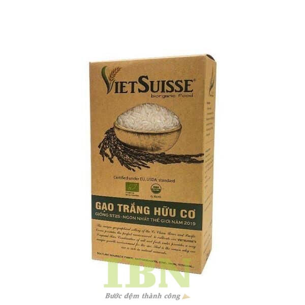 Mẫu hộp giấy kraft đựng gạo