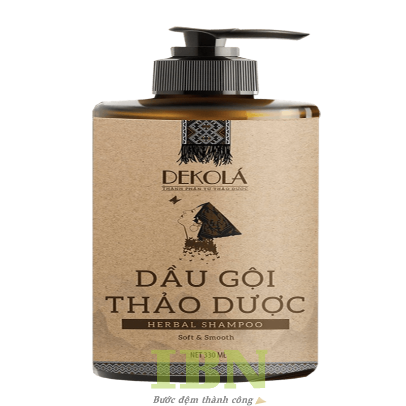 Mẫu tem giấy dán chai dầu gội