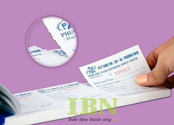 Quy cách kỹ thuật in vé xe chuyên nghiệp tại In Bảo Ngọc