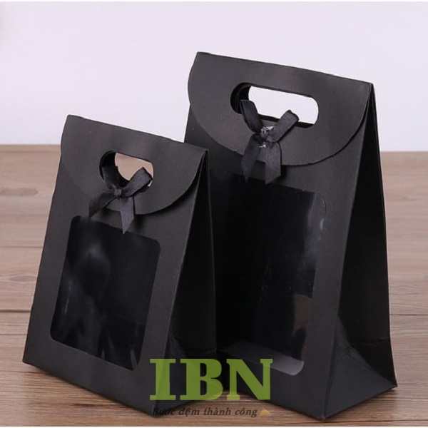 Túi giấy cán màng mờ