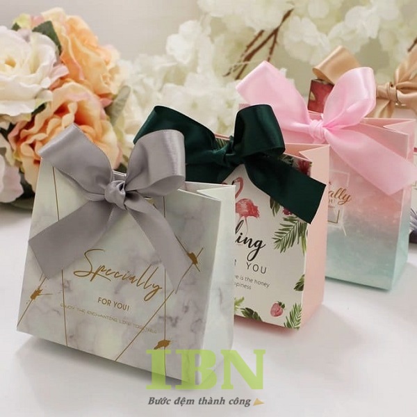 Mẫu túi giấy cán màng đựng quà