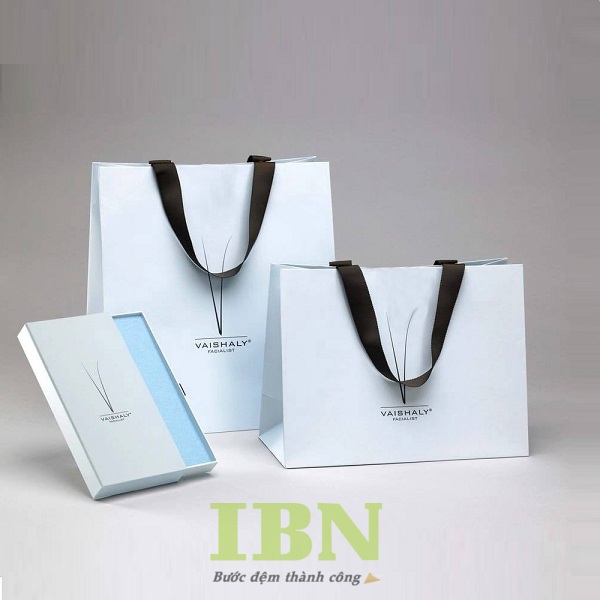 Mẫu túi giấy cán màng mờ cao cấp