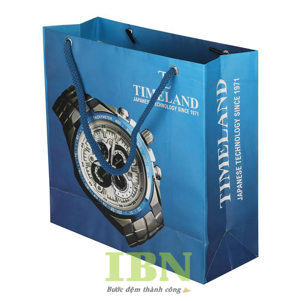 Mẫu túi giấy đựng đồng hồ chất lượng, bắt mắt
