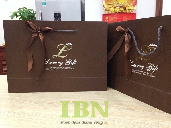 Mẫu túi giấy đựng đồng hồ cao cấp