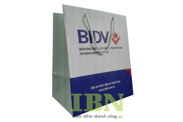 Quy cách in túi giấy ngân hàng tại xưởng In Bảo Ngọc