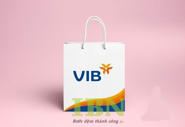 Mẫu túi giấy ngân hàng VIB