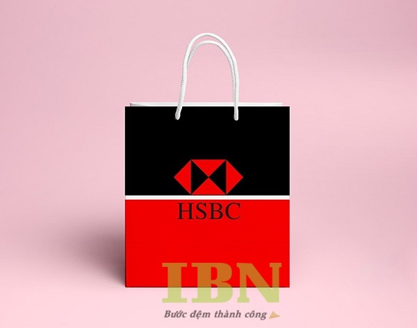 Mẫu túi giấy ngân hàng HSBC