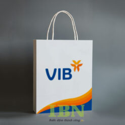 Mẫu túi giấy ngân hàng VIB thiết kế theo yêu cầu