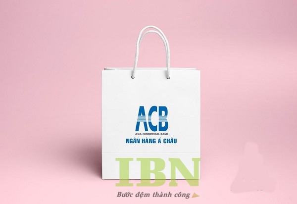 Mẫu túi giấy ngân hàng ACB