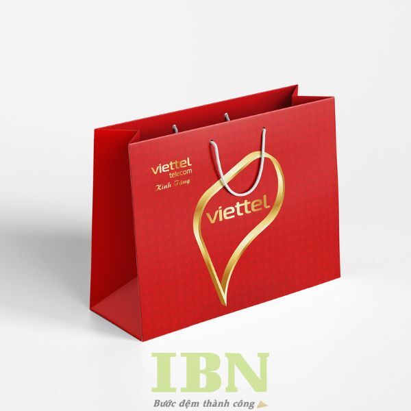 Mẫu túi giấy sự kiện công ty Viettel