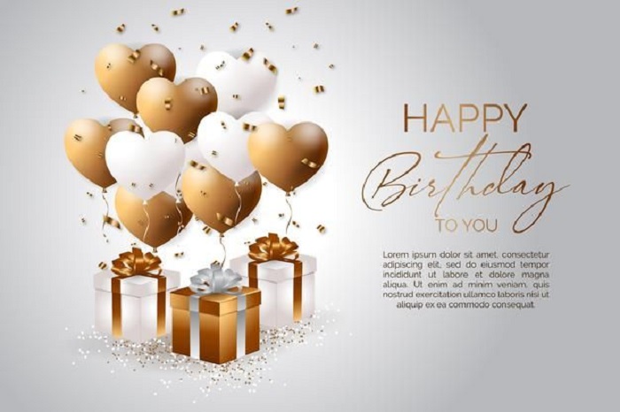 Mẫu backgroud sinh nhật thiết kế đơn giản, thu hút
